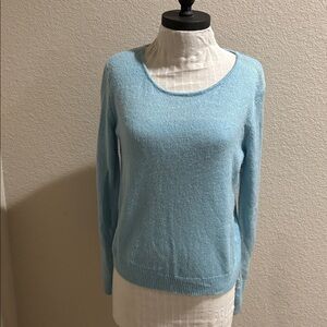 Frenchi Light Blue Crew Neck Sweater